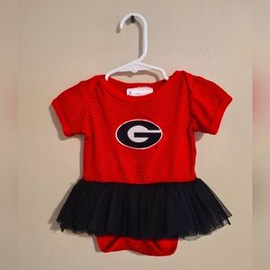 UGA Infant Girl Tutu Onesie